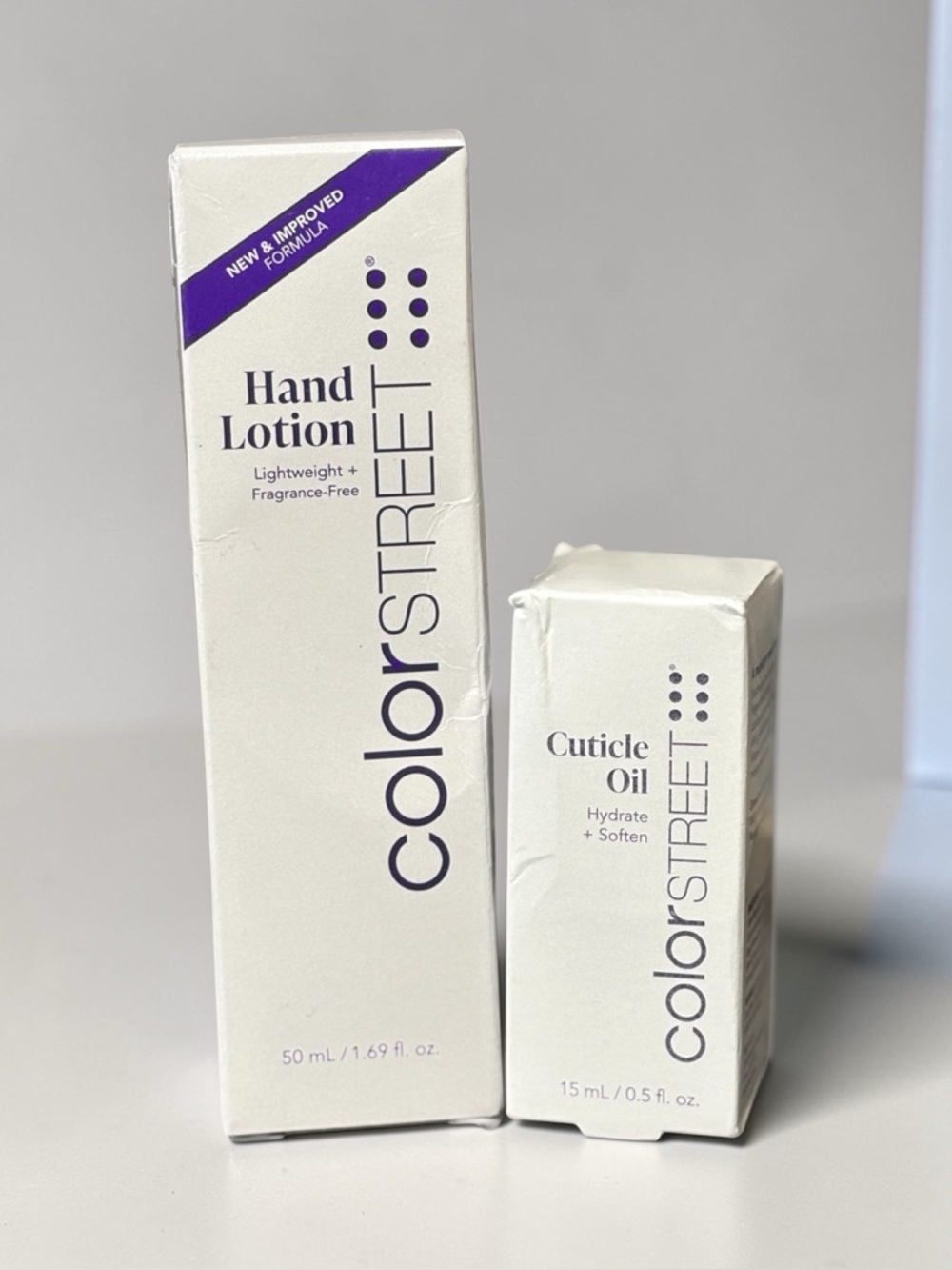 Color Street Hand Lotion + Cuticle Oil Set Nail Care Duo NEW